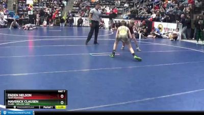 85 lbs Cons. Round 2 - Maverick Clausen, Clark - Willow Lake vs Paden Nelson, Team Montana