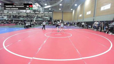 145 lbs Quarterfinal - Martina Gili Fernandez, Maine Central Institute vs Tessa Johnson, Mansfield