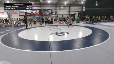 65 kg Cons. Sub-rd Of 64 - Mason Dewing, Weigh In Club vs Kolton Field, Tiger Den Wrestling Club