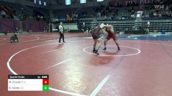 285 lbs Quarterfinal - Matthew Cruise, Univ Of Pennsylvania vs Bryan Caves, Central Michigan