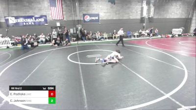 97 lbs Rr Rnd 2 - Emmitt Podliska, Lakeview Youth Wrestling vs Chance Johnson, Kimball Wrestling Club