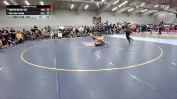 106 lbs Champ. Round 3 - Bryan Cram, Fort Collins vs Noah Sanchez, Pueblo East