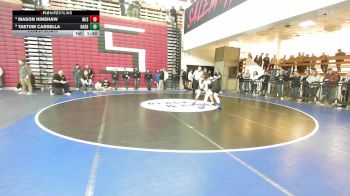 157 lbs Consolation - Mason Hinshaw, Marblehead/Swampscott vs Taetum Cassella, Nashoba