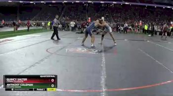 D1-215 lbs Quarterfinal - Anthony Coleman, Macomb Dakota vs Quincy Salter, Livonia Stevenson