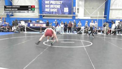 133 lbs Cons. Semi - Esuar Ordonez, Springfield vs Carver Moyer, Norwich