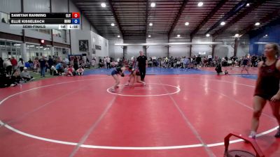 120 lbs Semifinal - Samiyah Rahming, Elite Aqua - HSG vs Ellie Kisselbach, Duro Wrestling Club - HSG