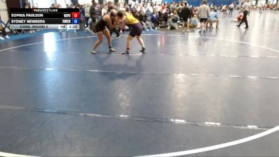160 lbs Cons. Round 2 - Sydney Newberg, Cornell College vs Sophia Paulson, Wisconsin Stevens Point