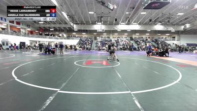 145 lbs Champ. Round 3 - Angella Van Valkenburg, Adams State vs Reese Larramendy, Iowa