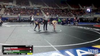 D1-107 lbs Cons. Semi - Abriauna Johnson, Sunrise Mountain vs Reagan Mathers, Desert Vista