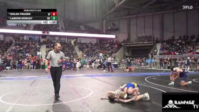 84 lbs Quarterfinal - Nolan Frazier, SC Punisher vs Landon Rowley, Topeka Blue Thunder