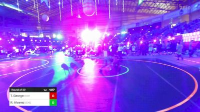 123 lbs Round Of 32 - Tristan George, Chatfield WC vs Rocco Alvarez, Conquistadors Wrestling Club