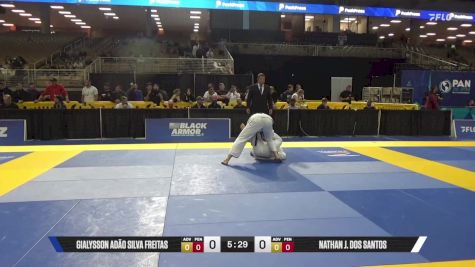Nathan J. Dos Santos vs Gialysson Adão Silva Freitas 2025 Pan Jiu Jitsu IBJJF Championship