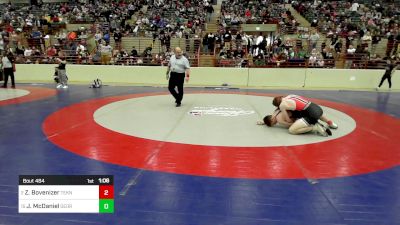 160 lbs Round Of 16 - Zane Bovenizer, Teknique Wrestling vs Jason McDaniel, Georgia