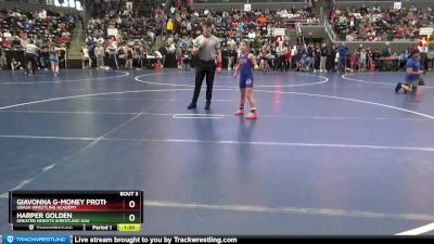 75-83 lbs Round 1 - Giavonna G-Money Prothero, Ubasa Wrestling Academy vs Harper Golden, Greater Heights Wrestling-AAA