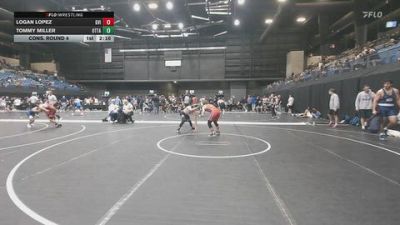 133 lbs Cons. Round 4 - Logan Lopez, Grand View (Iowa) vs Tommy Miller, Ottawa University