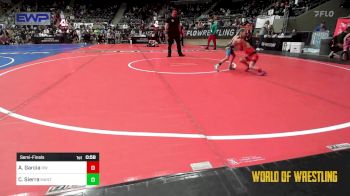 40 lbs Semifinal - Azalea Garcia, RedWave Wrestling vs Coraline Sierra, MANTANONA-TC