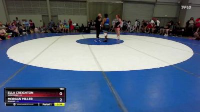 190 lbs Placement Matches (16 Team) - Ella Creighton, Wisconsin vs Morgan Miller, Kansas