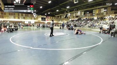 126 lbs Cons. Round 3 - Eric Lopez, Valencia vs Joe Phillips, Corona Centennial