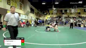 170 lbs Quarterfinal - Evan Gilbert, Calvary Chapel (Santa Ana) vs Indiana Fightmaster, San Clemente