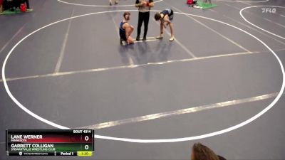 108 lbs Cons. Round 4 - Lane Werner, Minnesota vs Garrett Colligan, Stewartville Wrestling Club