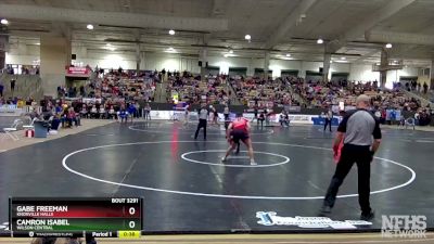 AA 165 lbs Cons. Round 2 - Camron Isabel, Wilson Central vs Gabe Freeman, Knoxville Halls