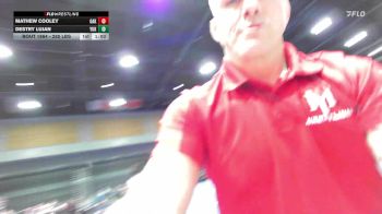 285 lbs Consi Of 4 - Mathew Cooley, Oakdale vs Destry Lujan, Yukon