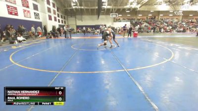 157 lbs Champ. Round 1 - Joshua Camillo, Wayland Baptist (Texas) vs Slade Dias, St. Ambrose University