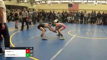 93 lbs Quarterfinal - Luke Boyer, Broad Axe Blue ES vs Ethan Christoffer, Minion Black ES