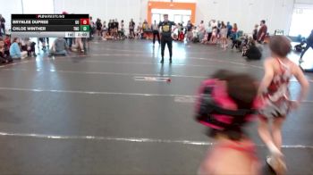 75 lbs Round 3 (4 Team) - Charleigh Richardson, Georgia United vs Hais Thao, NC Girls Wrestling Club