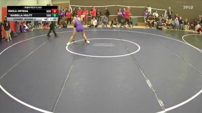 130 lbs Champ. Round 2 - Isabella Hulitt, Tahoma vs Enola Ortega, Sunset