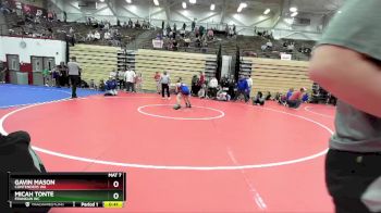 118-123 lbs Round 2 - Gavin Mason, Contenders WA vs Micah Tonte, Franklin WC