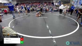 76 lbs Semifinal - Covington Allen, Lions Wrestling Academy vs Desmond Gibson, Tecumseh Youth Wrestling