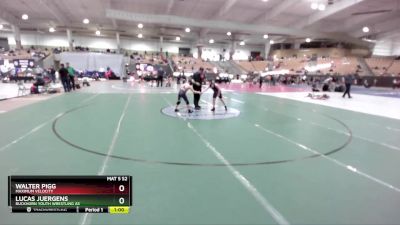 90 lbs Round 2 - Lucas Juergens, Buckhorn Youth Wrestling As vs Walter Pigg, Maximum Velocity