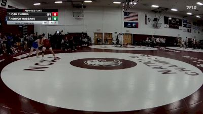 149 lbs Quarterfinal - Josh Cherba, Wisconsin-La Crosse vs Ashton Massaro, Aurora Universtiy