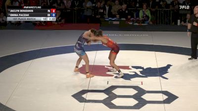 105 lbs 1st Place Match - Jaclyn Bouzakis, Pennsylvania vs Emma Faczak, Colorado