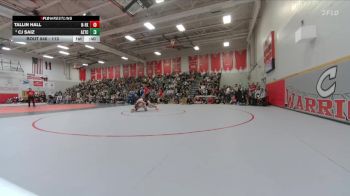 113 lbs 5th Place Match - Tallin Hall, North Fork vs CJ Saiz, Aztec