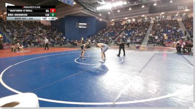 144 lbs Champ. Round 2 - Eric Swanson, Camden Catholic vs Matthew O`Neill, Malvern Prep