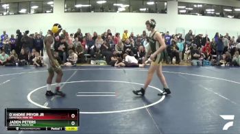 126 lbs Champ. Round 2 - Jaden Peters, Grayling Youth WC vs D`Andre Pryor Jr, Comstock Park WC