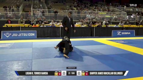 Sawyer James Macallan Dillinger vs Logan K. Torres Garcia 2025 Pan Kids Jiu-Jitsu IBJJF Championship