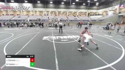 90 lbs Rr Rnd 3 - Jonathan Campos, Dumas Wrestling vs Bret Coates, Wolfpack