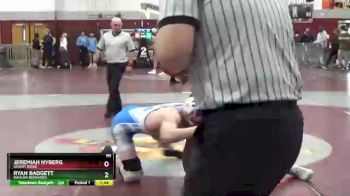 160 lbs Semifinal - Ryan Badgett, Rancho Bernardo vs Jeremiah Nyberg, Desert Ridge