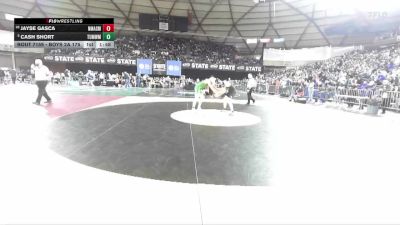 Boys 2A 175 lbs Champ. Round 1 - Cash Short, Tumwater vs Jayse Gasca, North Mason