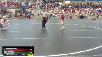 132 lbs Champ. Round 2 - Joshua Hale, Loyola-Blakefield vs Luke Brutcher, St. James School