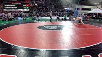 6A 165 lbs 3rd Place Match - Anthony Butler, Eagle vs Ronan Brown, Owyhee