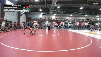 110 lbs Cross Bracket (8 Team) - Warren Alderman, Yale St vs Brady Genard, Mat Assassins Gray
