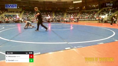 49 lbs Consi Of 8 #2 - Roman Meissner, Neighborhood Wrestling Club vs Zeke Cordell, Higher Calling Wrestling Club