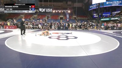 140 lbs Champ. Rd Of 64 - Sevanna Hoyer, WI vs Lily Oh, VA