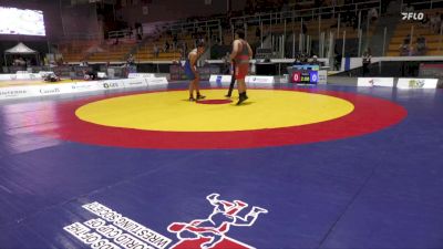 110kg Round 5 - Isaiah Maracle, Jr Badgers vs Jaren Alaimoana, Grande Prairie Wrestling Club