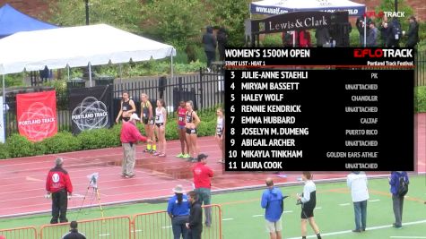 Women's 1500m Open