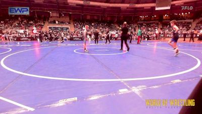 73 lbs Consi Of 16 #1 - Coleman Shouse, Cowboy Wrestling Club vs Jaxon Taylor, Northside Takedown Wrestling Club